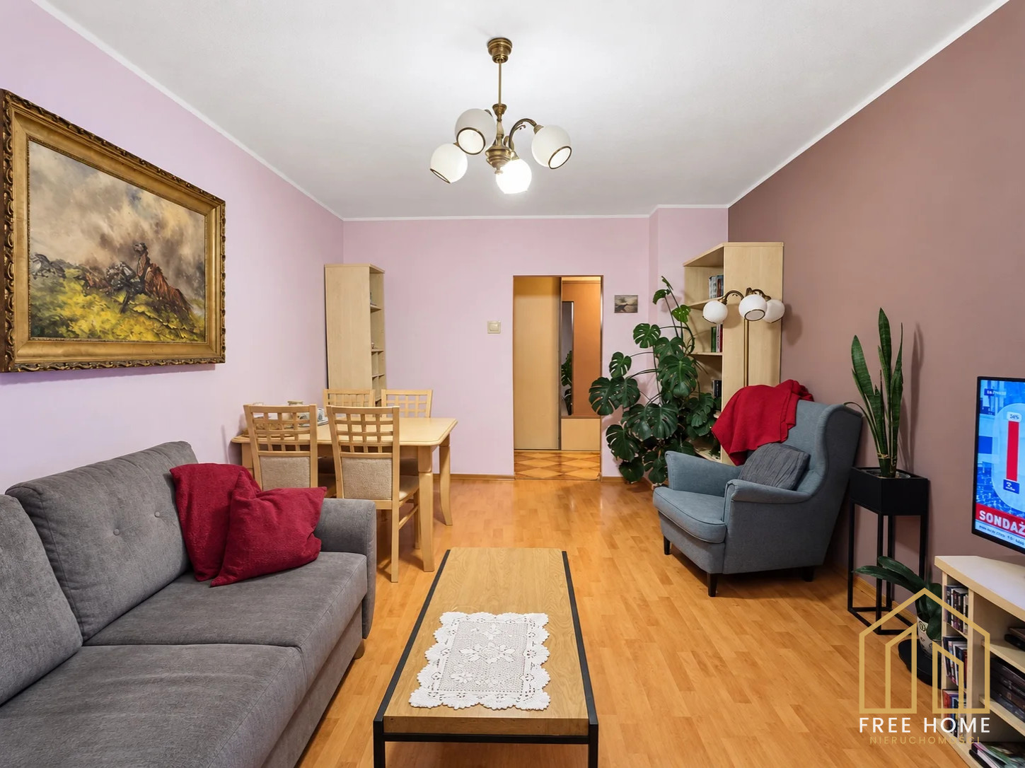 3-pokojowe mieszkanie z balkonem na parterze, Głogów ul. Królewska — miniatura 5